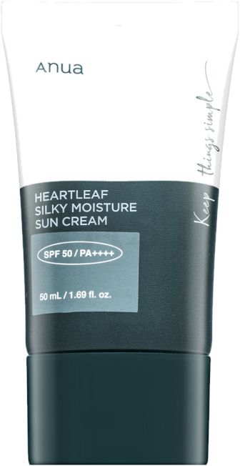 Anua Heartleaf Silky Moisture Sun Cream SPF50+ PA++++
