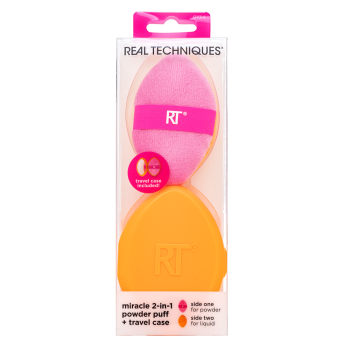 Real Techniques Miracle 2-in-1 Powder Puff + Travel Case