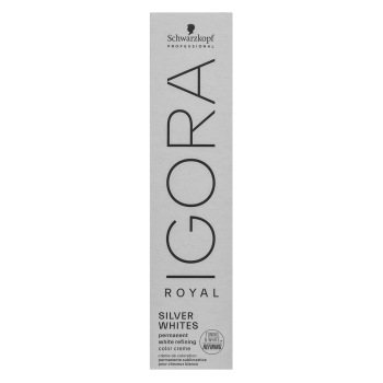Schwarzkopf Professional Igora Royal SilverWhite Permanent White Refining Color Creme Gray-Lilac