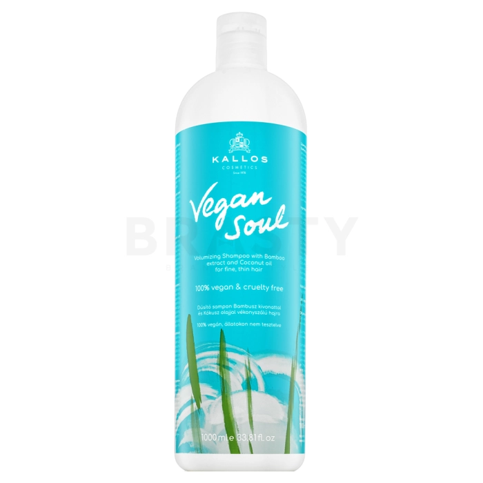 Kallos Vegan Soul Volumizing Shampoo