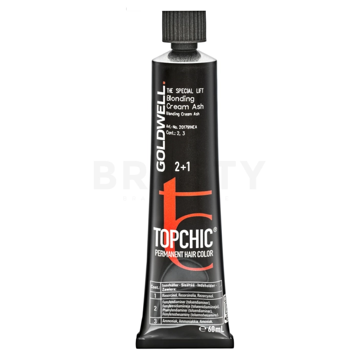 Goldwell Topchic Hair Color Blonding Cream - Ash